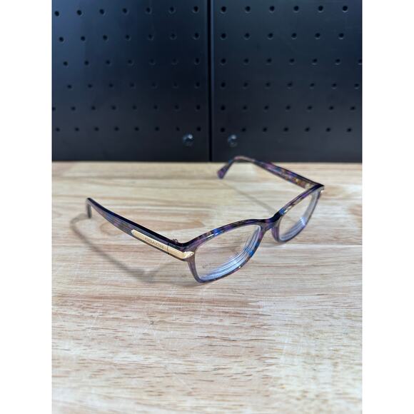 Coach Eyeglasses Frames ONLY HC6065 5288 (Confetti Purple) 51-17-135 Tortoise - Picture 1 of 9